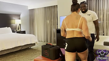 Preview 1 of Forced Dildo Gagging - StacXXXs Presents: Help With Bags - Ecko Belle