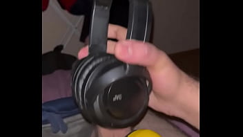 Preview 4 of Naked Gaping Nudists - Headphones and ear defenders fuck and cum
