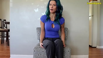 Preview 2 of Sex Hd Aunty D - real female desperation wetting her panties 2022