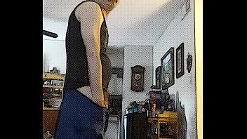 Preview 1 of Wwwxxx Bbv - Cartoon White Boy Taking His Clothes Off to Shaving Public Hair
