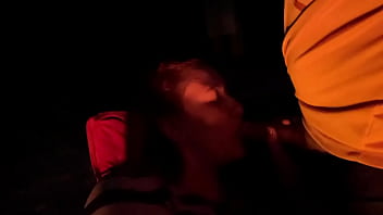 Preview 3 of Gambar Spiderman Xxx Images - Nikki Boxer sucking in our campsite