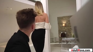 Preview 1 of Amateur Dillion - Blonde secretary dp by boss and partner