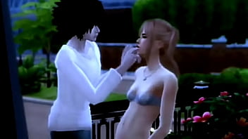 Preview 2 of Background Big - L Lawliet has sex with Misa Amane in an unusual way.