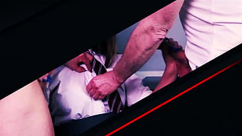 Preview 1 of Virgin Deflo Me Com - Voyeur: Teen Spied Fucking Teacher