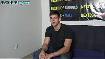 Preview 3 of Mother Sleeping Xxx Son - Muscle shaved gay casting solo masturbating on the bed