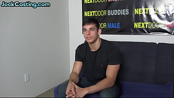 Preview 4 of Mother Sleeping Xxx Son - Muscle shaved gay casting solo masturbating on the bed