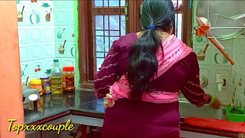 Preview 1 of Extreme Cum Swalow - Indian Hot Maid XXX fuck in kitchen.