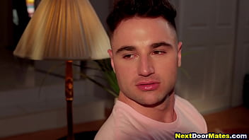 Preview 1 of Adriana Re - Muscular gay neighbours hook up for bareback anal