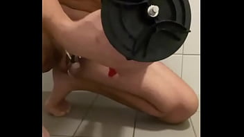 Preview 1 of Mann Sex - Boy datoy Spike 125 machine fuck first time