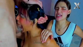 Preview 2 of Carmel Moore Brazzers - Candy&#039_s throat is very resistant