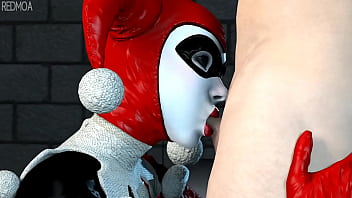 Preview 3 of Ass Jeans Cum - Harley Quinn la diosa de las chupadas