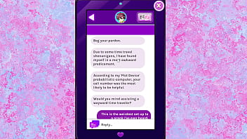 Preview 1 of Daughter And Mom Dad Sex Video - Let&#039_s Help a Time Traveler Through Texting!