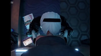 Preview 3 of Bisrx Porn - Nier: Automata - Qu&eacute_ rico se siente recibir una buena chupada de 2B