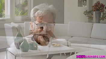 Preview 1 of Girl Babi Xxx Babi - Harlow West granting stepgrandpa Jay Crew full access to her body! The old man sticks his big fat cock in the blonde teen&#039_s pussy and mouth!