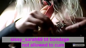 Preview 3 of So Beauty Smaller Girlxxx - sissy sarah breast bondage