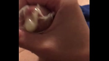 Preview 4 of Knack Fruit - Creaming into a condom