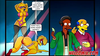 Preview 2 of Daddy Dirty Daughter - Night in the whorehouse! A VERY CRAZY NIGHT - The Simptoons