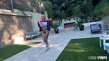 Preview 1 of Mom Teach Sleep Son Sex - Big Tits Alt Blonde Chantal Danielle Slips off her Bikini and fucks Herself with a Vibrator