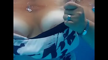 Preview 3 of Cutie Sex Orgy - BBW DD tits float in the pool
