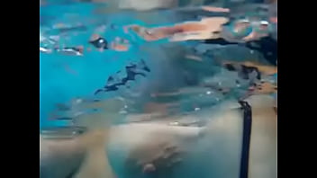 Preview 1 of Cutie Sex Orgy - BBW DD tits float in the pool