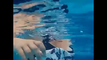 Preview 4 of Cutie Sex Orgy - BBW DD tits float in the pool