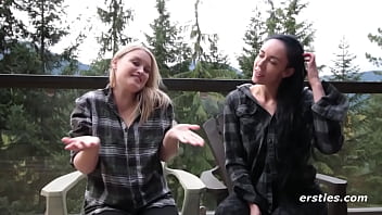 Preview 4 of Xxx Saudi Arabia Girl And Boy - Ersties: Amateur Babes Have Hot Lesbian Sex In a Cabin