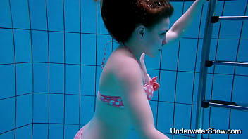 Preview 3 of Boy Chines Xxx Movie - Pink lingerie in the swimming pool by Simonna