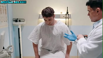 Preview 1 of Family Sexs Story - Bottom stud patient barebacked by doctor after exam