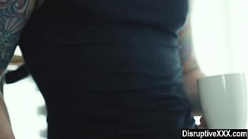 Preview 1 of Sanny Lione Sex Muh Me - Black gay hunk fucked bareback on a first date