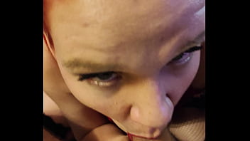 Preview 1 of Hd Pakistani Video - My redhead wife sloppy blowjob.