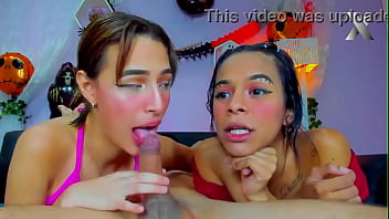 Preview 3 of Fat Girls Xxc - they squirt and then suck this lucky guy