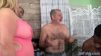 Preview 1 of X X X B F Video - Cum Thirsty BBW Star Staxx Has Her Holes Used by a Group of Men