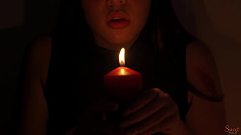 Preview 1 of Young Anty Xx Xnn Com - A demon possessed me and makes me masturbate hard - Halloween 2022 Sweet Violet