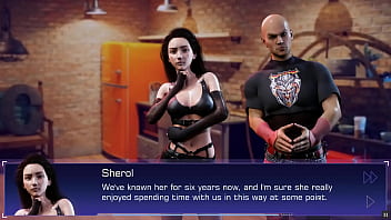 Preview 3 of Full Romantic Hot Sex - HardRock Sex 3D [Guitar Hero Hentai game parody PornPlay ] Ep.2 rockstar bisexual threesome
