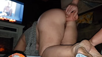 Preview 2 of Assistant Fucking Female Agent - Eating my redhead wife&#039_s pussy