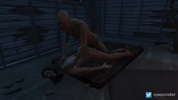 Preview 3 of Gay Bed Wetting - Nora and the Ghouls FO4