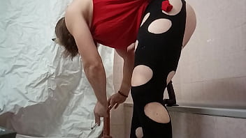 Preview 1 of Xx Video Hd Docter - Travesti avec un gode