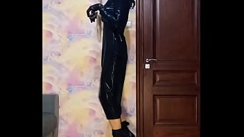 Preview 2 of Aleay Vart Bolowod - Ponygirl crossdresser poses with butt plugs