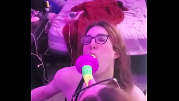 Preview 3 of Xxx Hot Girl Videos Mp4 - Just practicing my deep throat before stream