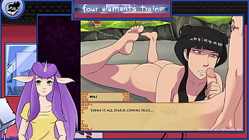 Preview 4 of Movie Shot - Avatar the last Airbender Four Elements Trainer Part 31 beach blowjob