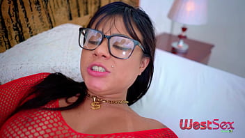 Preview 2 of Groping Chubby Porn - Fuck the nerd with glasses,  she wanted to please and dressed like a hot whore