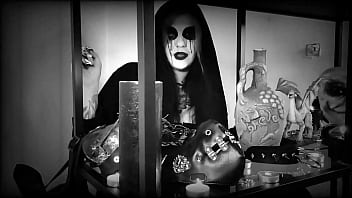Preview 3 of Gang Bros - Dredda&#039_s sexy horror museun. Part 3,  Horny and squirting ancient demonic girl