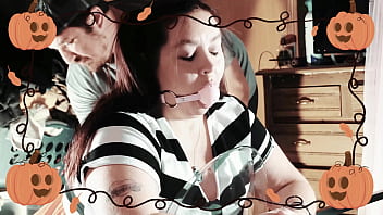 Preview 1 of Jasmine With Shower - Spooky Spankings Squirting