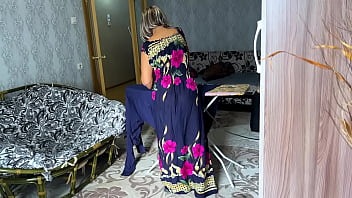 Preview 1 of Daughter Low - The old stepmom took off her dress to stroke him,  and got a dick in the ass and anal sex