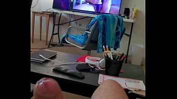 Preview 2 of Aad Ivasi - Nudist Hippie Latino Uncut bi guy edging around the flat