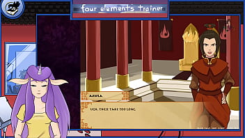Preview 1 of Sex Dery - Avatar the last Airbender Four Elements Trainer Part 30 Shower fun