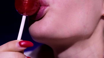 Preview 1 of Uncut Cock Femdom - Sexy rich Bitch Kira Loster Suck lollipop and get oragasm