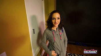 Preview 1 of Sanny Gonyy - Brunette Ryann Sucks A Cock And Gets Her Pussy Deeply Fucked!