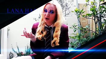Preview 1 of Ayana Butt - 18 Year Old Emo Sucks Off Her Headmaster