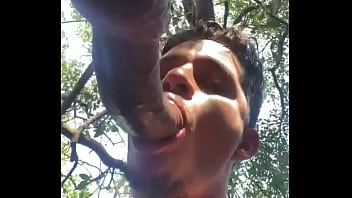 Preview 4 of Hard Son Old Mom - Mamando o Neg&atilde_o PAUZUDO na Floresta ( COMPLETO NO REDE )